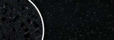 Dekorbild-Quarzstein-Schwarz-Spiegel-poliert