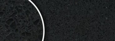 Preview: Dekorbild-Silestone-Quarzstein-Negro-Stella-poliert