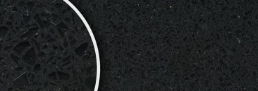 Preview: Dekorbild-Silestone-Quarzstein-Negro-Stella-poliert