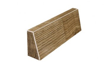 Massivholz Schaubild Wandanschlussprofil Variante B