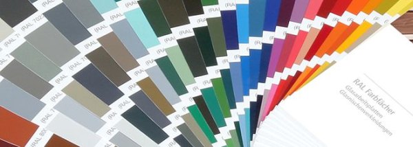 Dekor-Glas Individuell RAL-NCS-Farbton