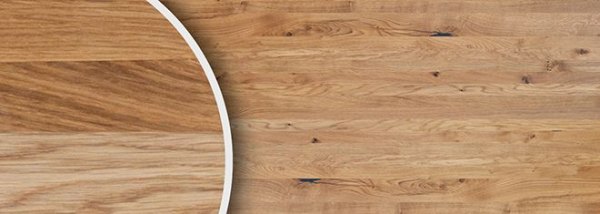 Wildeiche rustikal, durchgehende Stäbe (ca. 40 mm Lamelle)